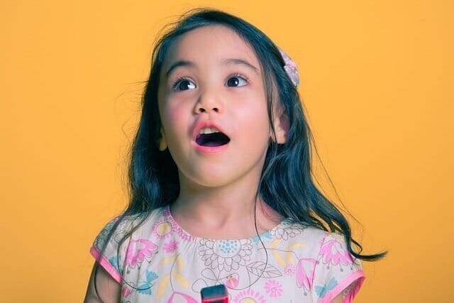 Girl singing