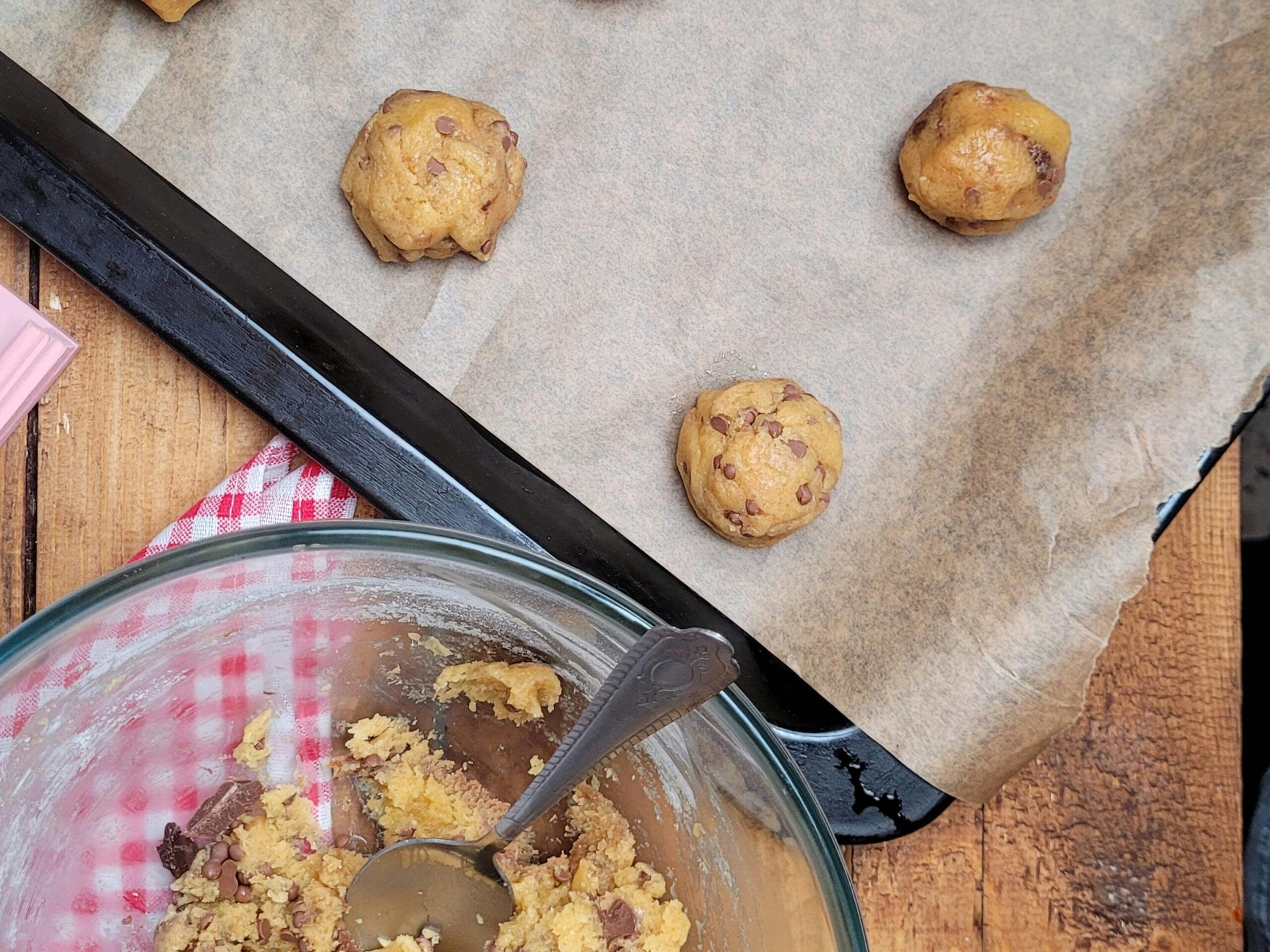 cooking cookie dough