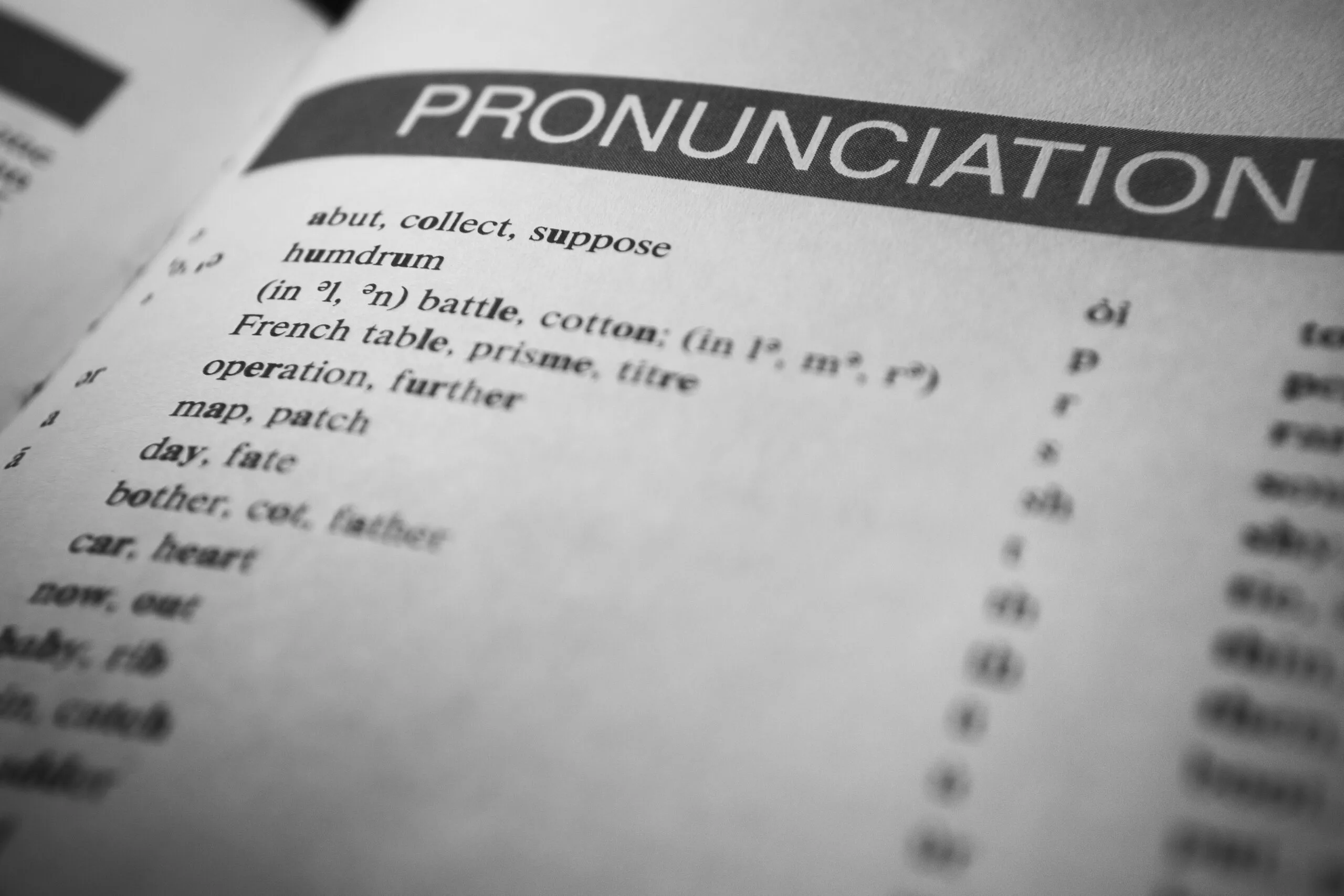 Pronunciation phonetics