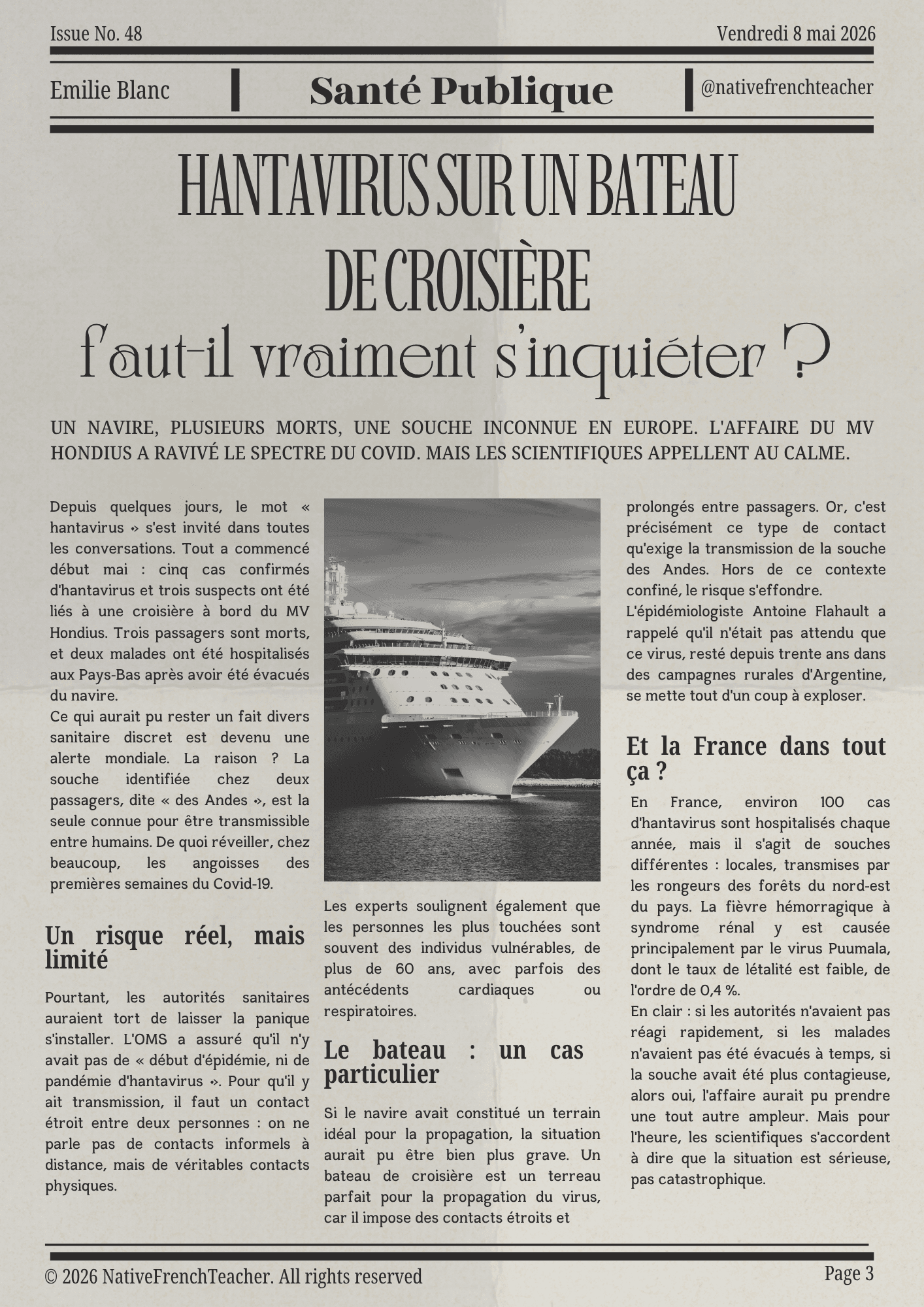 Sante Publique hantavirus P1
